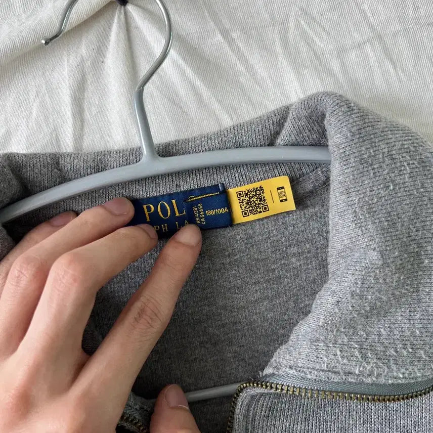 [BUNJANG] Polo Ralph Lauren Half-Zip Knit L / 폴로 랄프로렌 반집업 니트