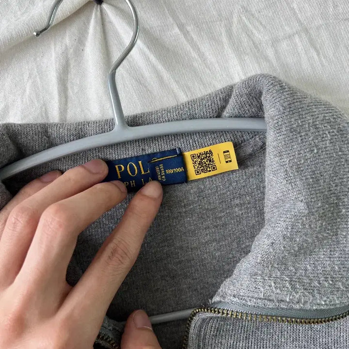 [BUNJANG] Polo Ralph Lauren Half-Zip Knit L / 폴로 랄프로렌 반집업 니트