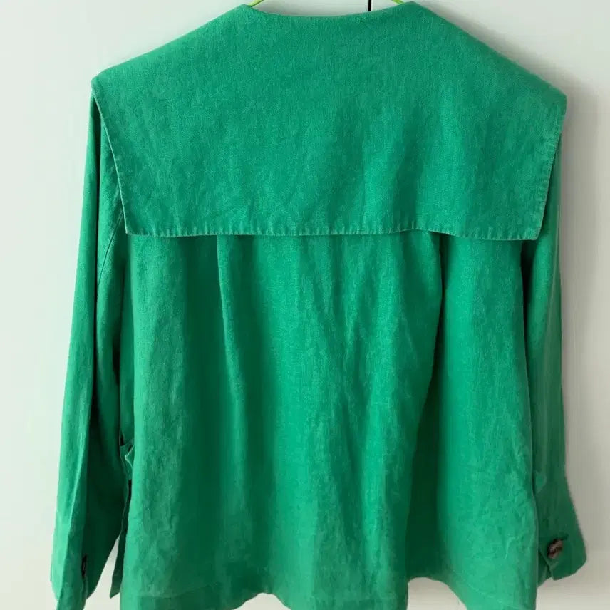 [SOLD OUT] 칼 라거펠트 그린 린넨 자켓