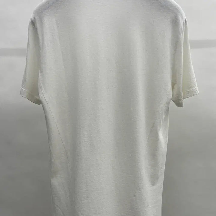 [BUNJANG] System Homme Graphic Print Short Sleeve T-Shirt White Cotton Blend / 시스템옴므 원포인트 반팔티셔츠