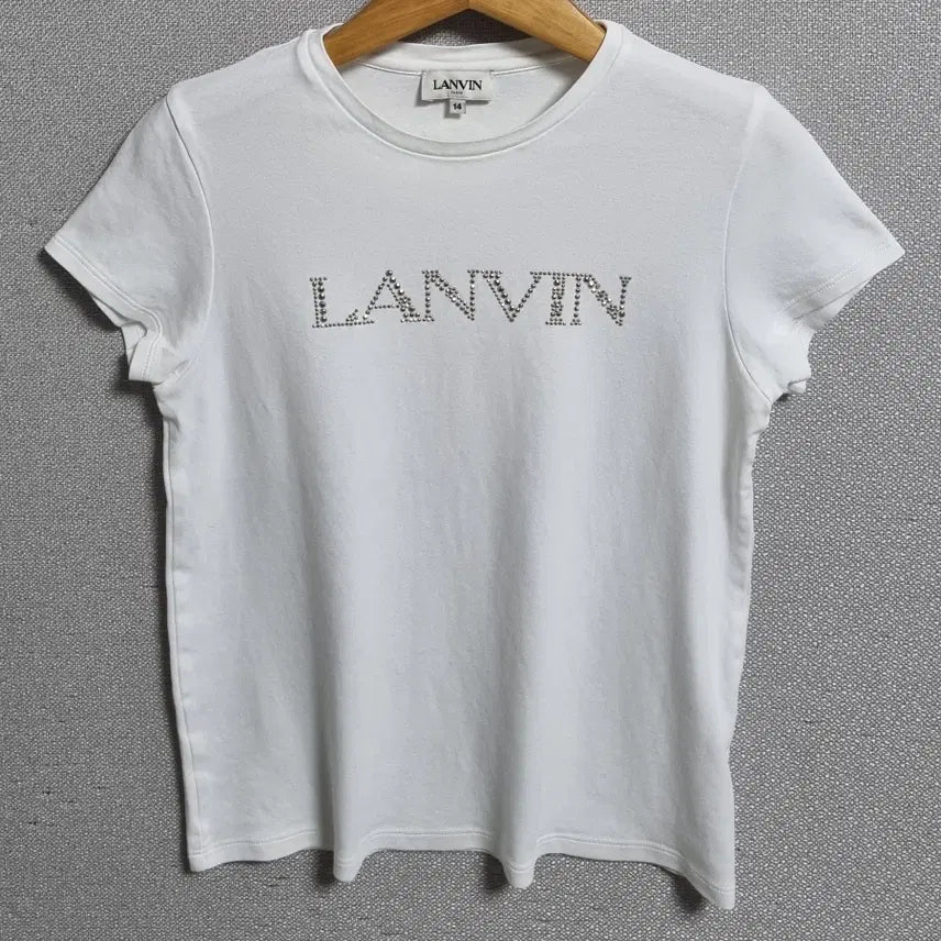 [BUNJANG] LANVIN White T-Shirt (Size XS) / 실측 XS (44) 랑방 화이트 반팔티