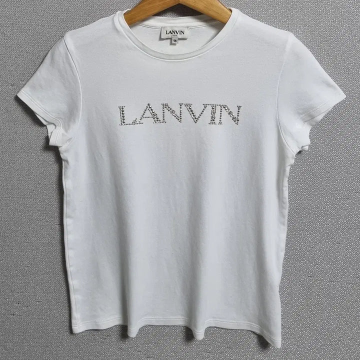 [BUNJANG] LANVIN White T-Shirt (Size XS) / 실측 XS (44) 랑방 화이트 반팔티