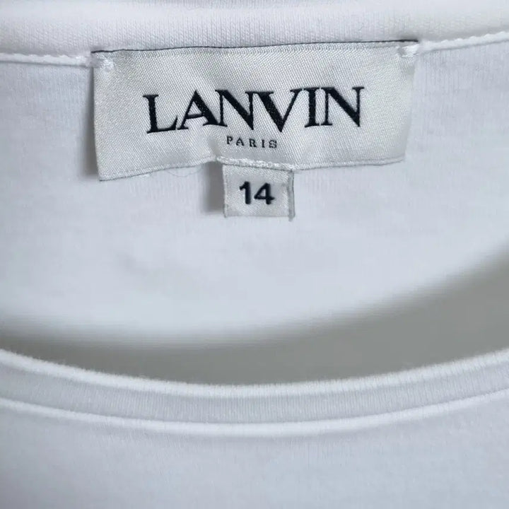 [BUNJANG] LANVIN White T-Shirt (Size XS) / 실측 XS (44) 랑방 화이트 반팔티