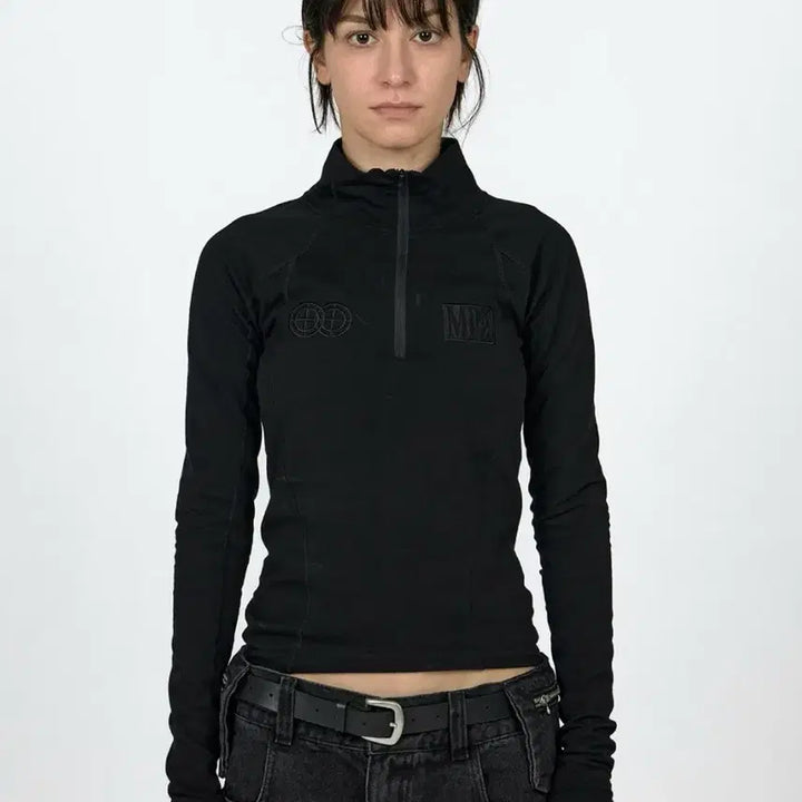 [BUNJANG] Plastic Product Soft-Shell Half Zip Woman Size S / 플라스틱프로덕트 MPa SOFT-SHELL HALF ZIP WOM