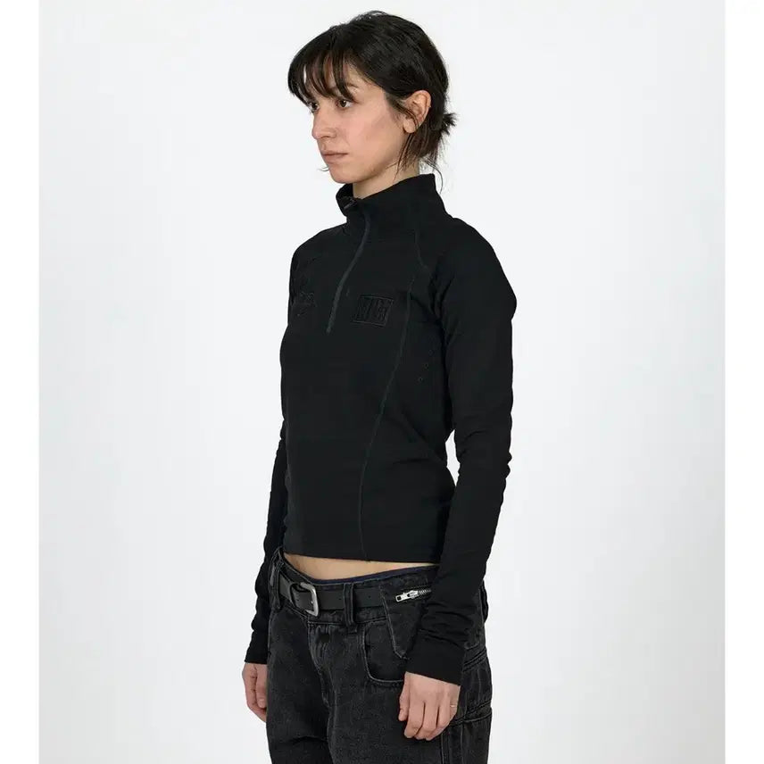 [BUNJANG] Plastic Product Soft-Shell Half Zip Woman Size S / 플라스틱프로덕트 MPa SOFT-SHELL HALF ZIP WOM