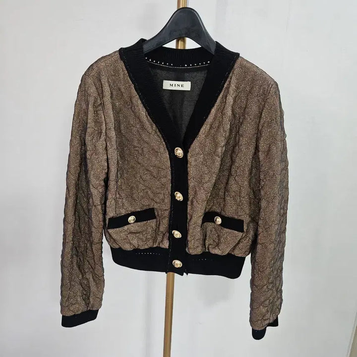[BUNJANG] Mine Cardigan Brown / 2023 마인 가디건