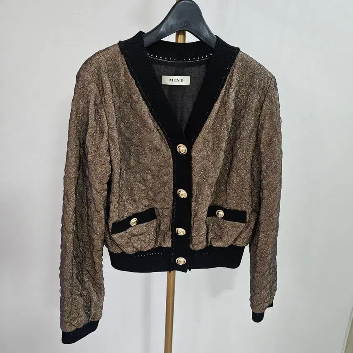 [BUNJANG] Mine Cardigan Brown / 2023 마인 가디건
