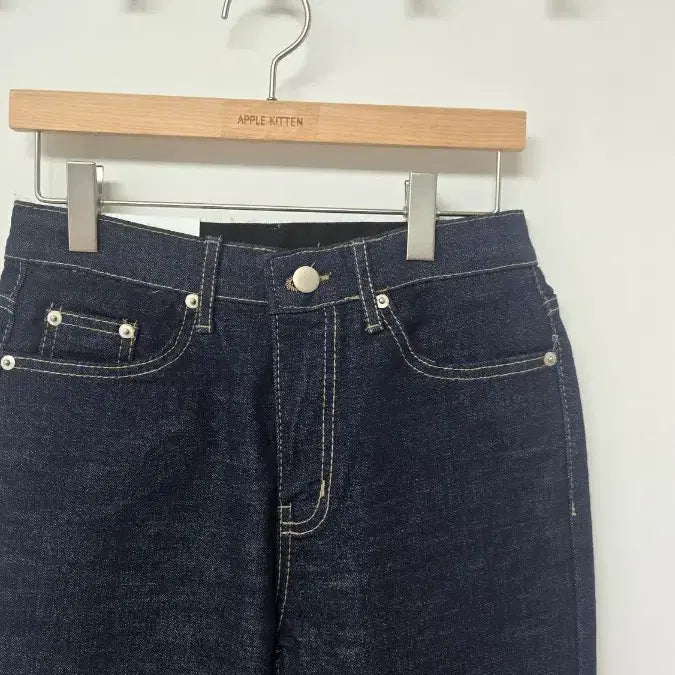 [BUNJANG] Denim Cut-off Hem Jeans Size M / M싸이즈 03 허리안쪽밴딩 밑단커팅 데님