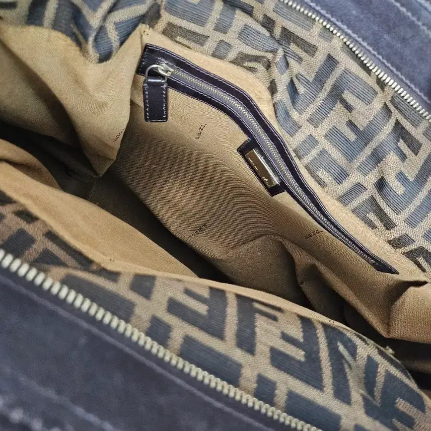 [BUNJANG] Fendi FF Logo Tote Bag Brown / 펜디 FF 로고 토트백 브라운