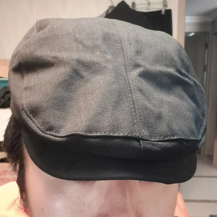 [BUNJANG] Black Sherlock Holmes Style Flat Cap / 헌팅캡 빵모자 셜록홈즈 모자 블랙