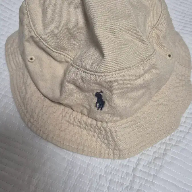 [BUNJANG] Polo Ralph Lauren Beige Bucket Hat / 폴로 랄프로렌 베이지 버킷햇