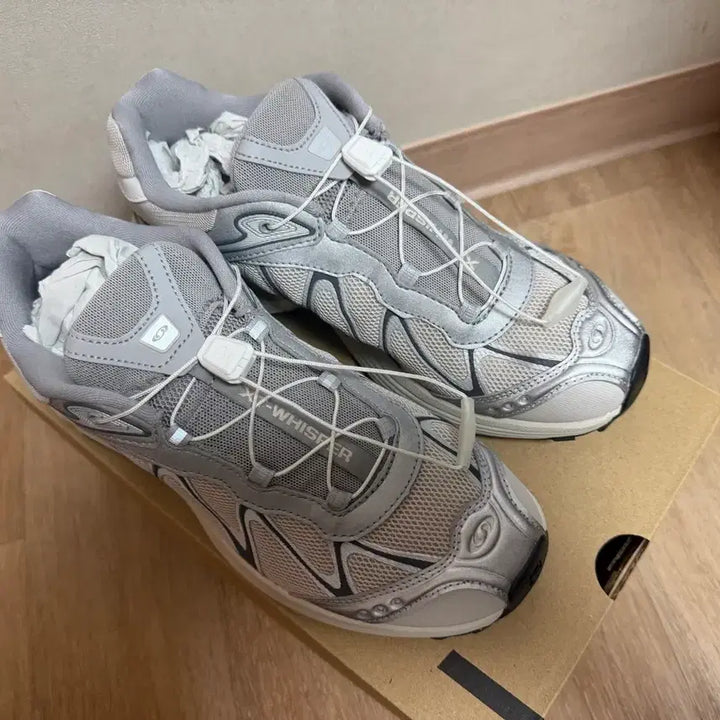 [BUNJANG] Salomon XT-Whisper Silver Lunarlock 255mm / 살로몬 XT-위스퍼 실버 루나락 255사이즈