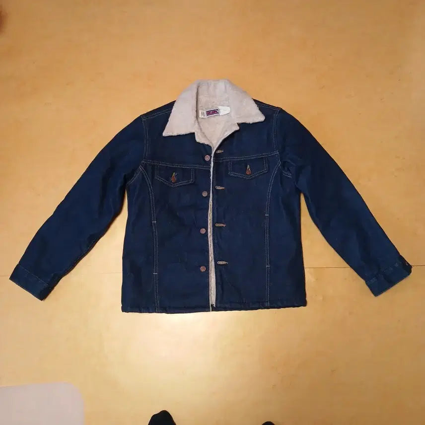 [BUNJANG] Big Mac "Big Mac" Boa Lined Denim Trucker Jacket (Made in USA) / 빅맥 BIG MAC 보아 데님 자켓 Made in U.S.A.