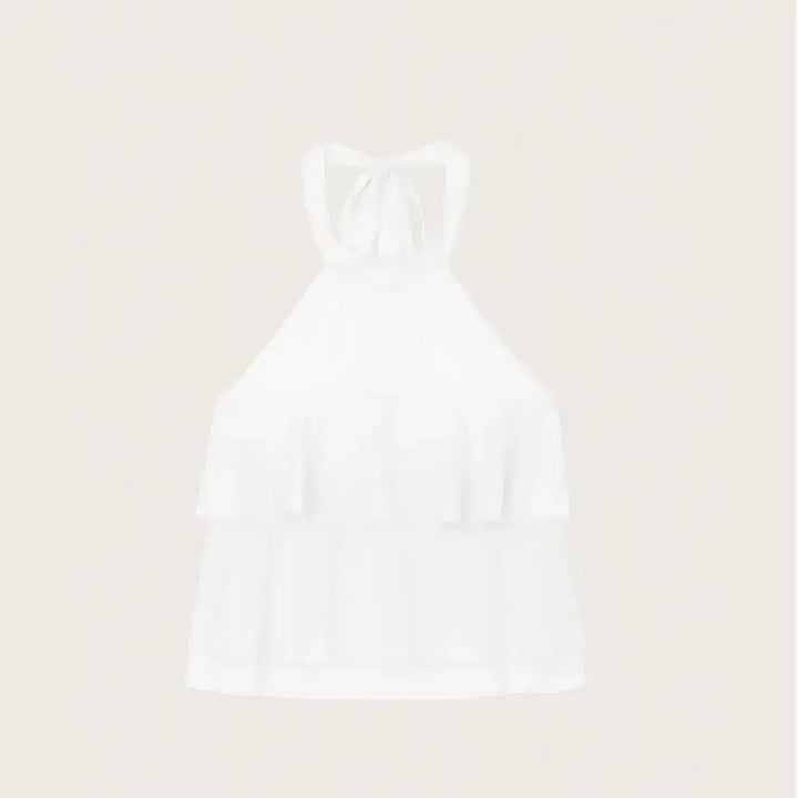 [BUNJANG] Clishier Dear Logie Chiffon Halter Blouse / 클리시어 디어 로지 쉬폰 홀터 블라우스