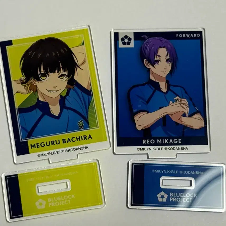 [BUNJANG] Blue Lock Bachira Meguru &amp; Aoi Leo Acrylic Stand / 블루록 바치라 레오 아크릴 스탠드