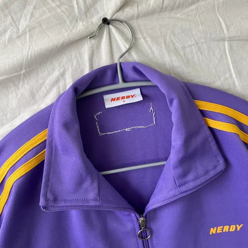 [BUNJANG] Nerdy Sideline Track Top Jersey / 널디 사이드라인 트랙탑져지