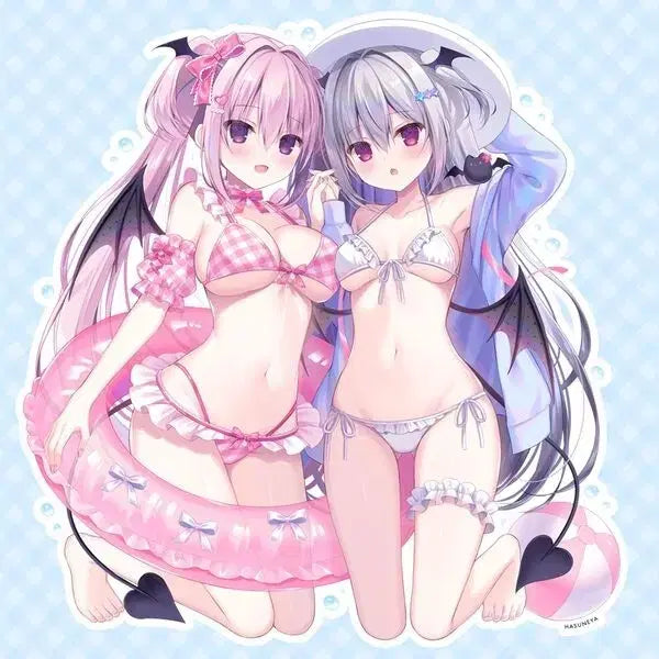 [BUNJANG] Hasuneya (Hasaneya) Bishoujo Little Devil Swimsuit Big Acrylic Stand / 하스네야 미소녀 소악마 수영복 빅 아크릴 스탠드