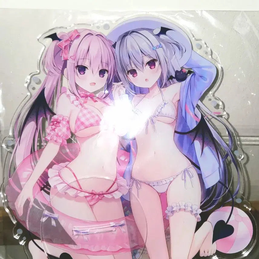[BUNJANG] Hasuneya (Hasaneya) Bishoujo Little Devil Swimsuit Big Acrylic Stand / 하스네야 미소녀 소악마 수영복 빅 아크릴 스탠드