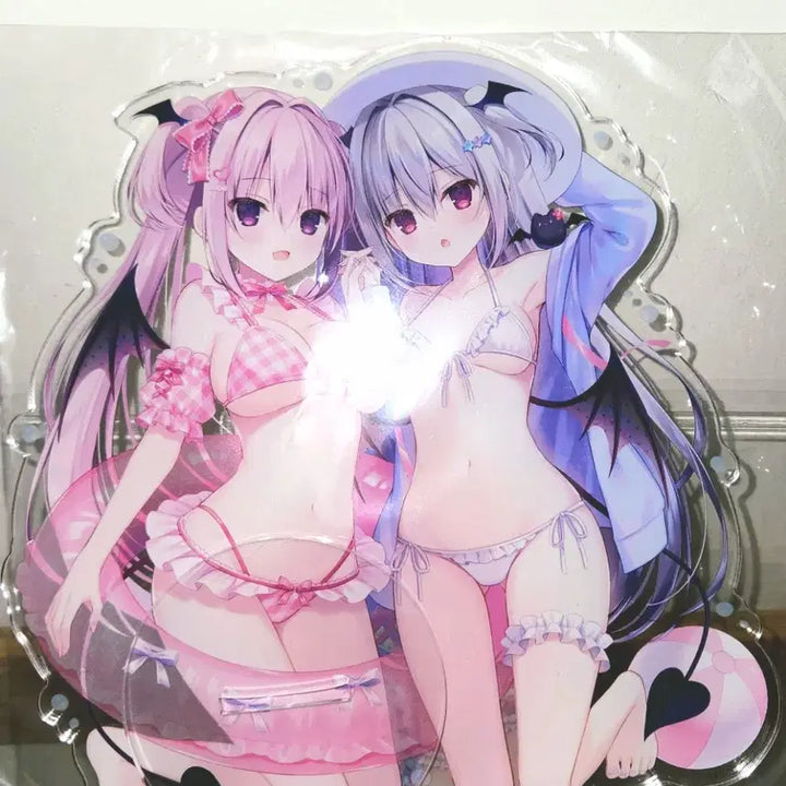 [BUNJANG] Hasuneya (Hasaneya) Bishoujo Little Devil Swimsuit Big Acrylic Stand / 하스네야 미소녀 소악마 수영복 빅 아크릴 스탠드