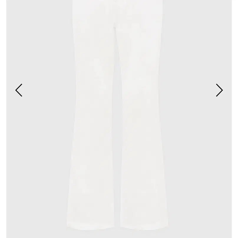 [BUNJANG] ASANG Victoria Flared Denim White / ASANG 아상 Victoria Flared Denim White (L)