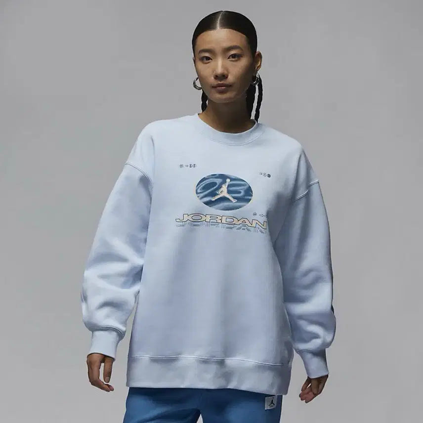 [BUNJANG] Nike Jordan Brushed Sweatshirt / 한국 미판매 나이키 조던 기모 맨투맨