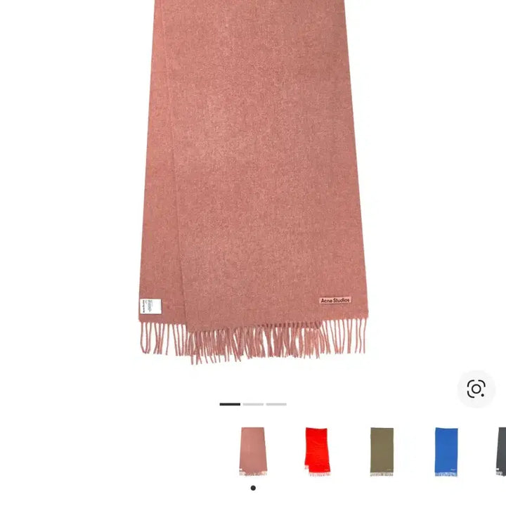 [BUNJANG] Acne Studios Narrow Wool Fringe Scarf Rose Melange / (상태좋음)아크네 스튜디오 울 머플러 로즈 멜란지