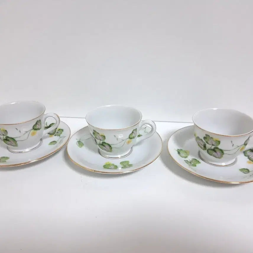 [BUNJANG] Mil-Yang Ceramic Coffee Cup Set (6pcs) / 희귀템.밀양도자기 커피잔세트 6p