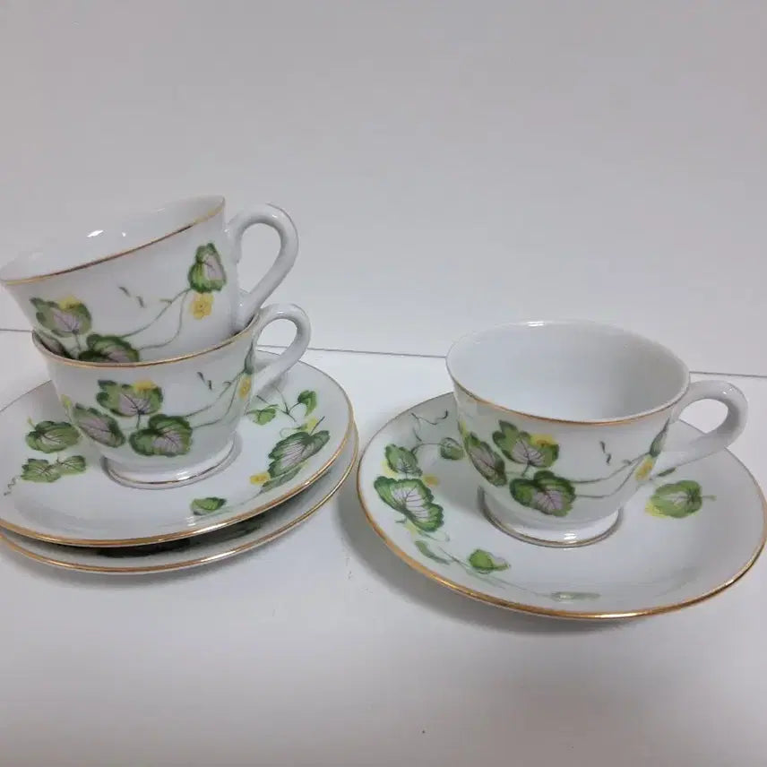 [BUNJANG] Mil-Yang Ceramic Coffee Cup Set (6pcs) / 희귀템.밀양도자기 커피잔세트 6p