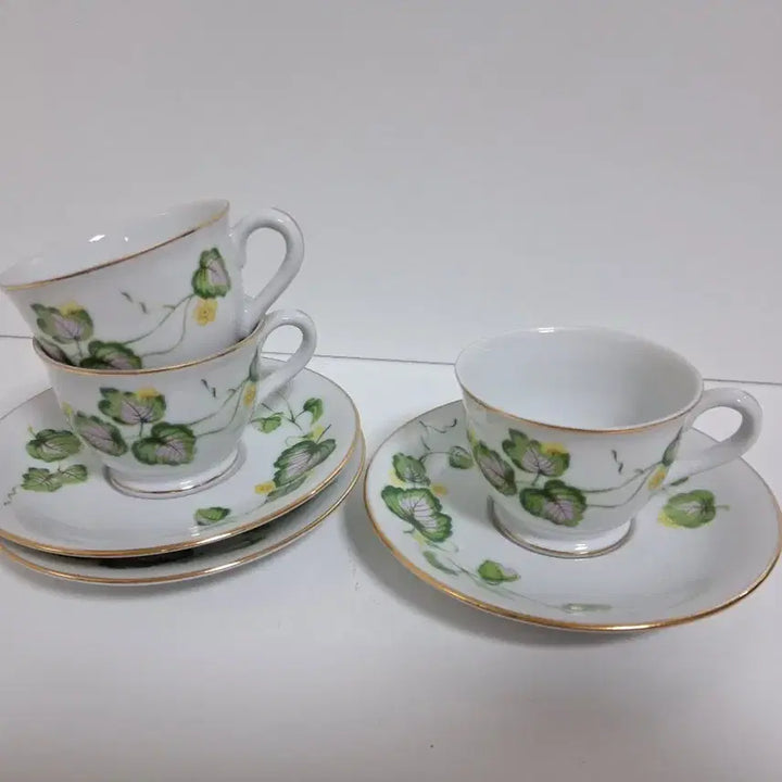 [BUNJANG] Mil-Yang Ceramic Coffee Cup Set (6pcs) / 희귀템.밀양도자기 커피잔세트 6p