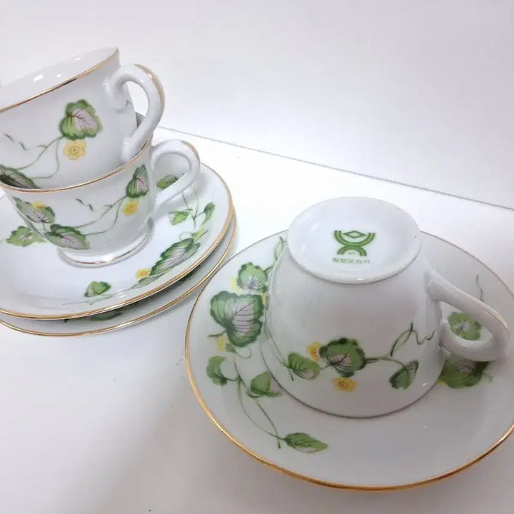 [BUNJANG] Mil-Yang Ceramic Coffee Cup Set (6pcs) / 희귀템.밀양도자기 커피잔세트 6p
