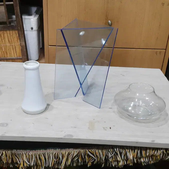[BUNJANG] 1980s Japanese Small Pedestals and Vase Bundle Set / 1980 일본 소형 좌대와 화병 일괄