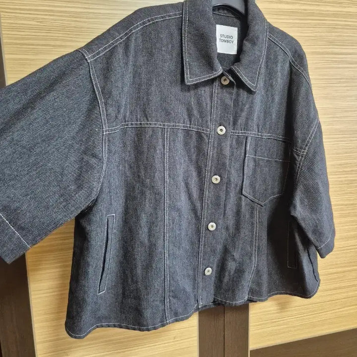 [BUNJANG] Studio Tomboy Loose Fit Denim Jacket / 스튜디오 톰보이 루즈핏 데님 자켓(프리)