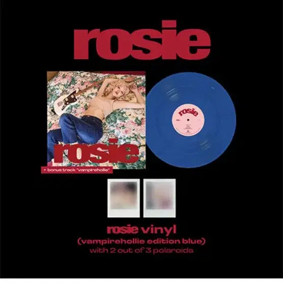 [BUNJANG] Rosé Rosie Vampirehollie Limited Edition Blue LP / 미개봉 로제 Rosie Vampirehollie 한정반 블루 lp