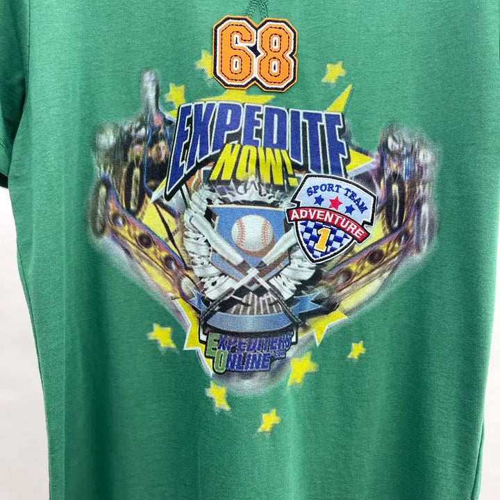 [BUNJANG] System Homme Graphic Print Short Sleeve T-Shirt / 시스템옴므 원포인트 반팔티셔츠