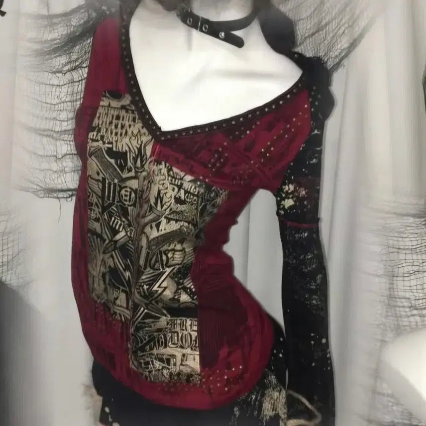 [BUNJANG] Libertalia Hood Long Sleeve Layer Room / 리버탈리아 후드롱슬 레이어룸 와이즈걸 큐빈티지 샵오공이