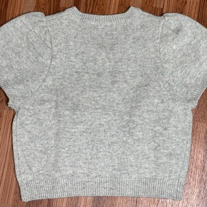 [BUNJANG] Tie Set Half Sleeve Cardigan - Gray / 틸아이다이 Tie set half sleeve cardigan_Gray