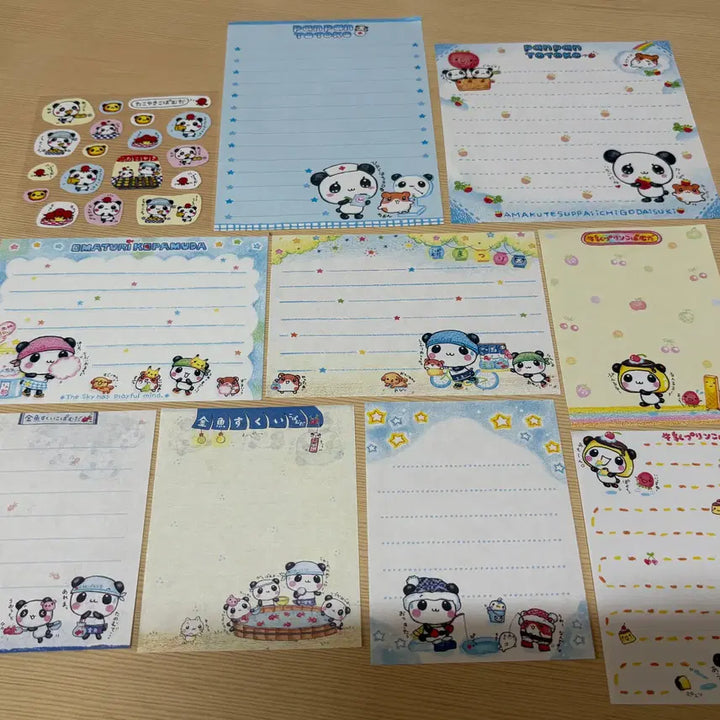 [BUNJANG] Heisei Ami Panda Sticker Set / 고전헤이세이 헤이세이 아미판다