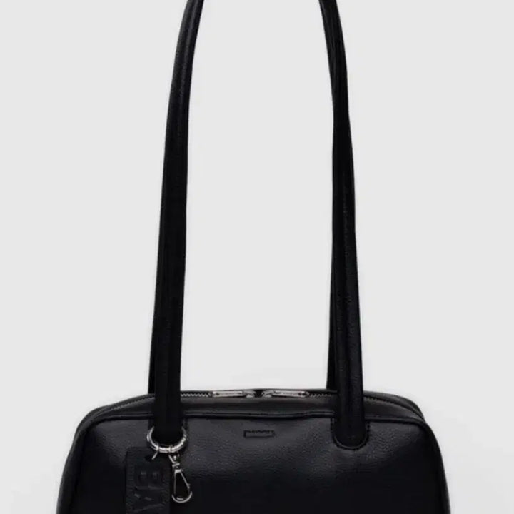 [BUNJANG] BAGGU Small Leather Bowler Bag Black / BAGGU 바쿠 스몰 여성 데일리 가죽 레더 보울러 백 블랙