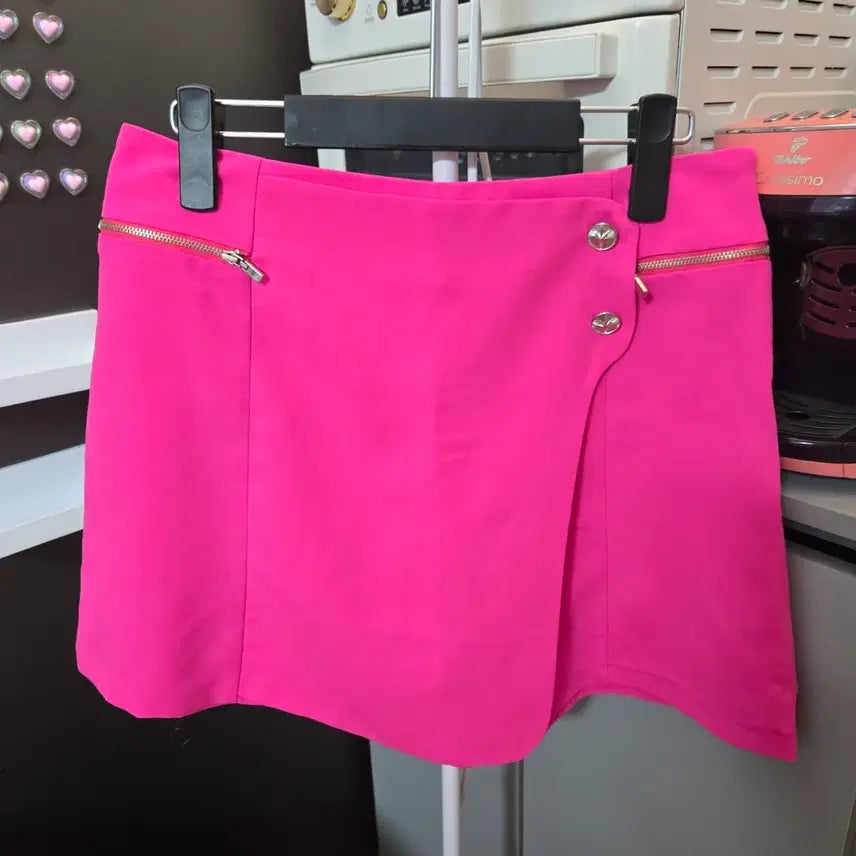 [BUNJANG] Pink Skirt Pants / 핑크 치마바지
