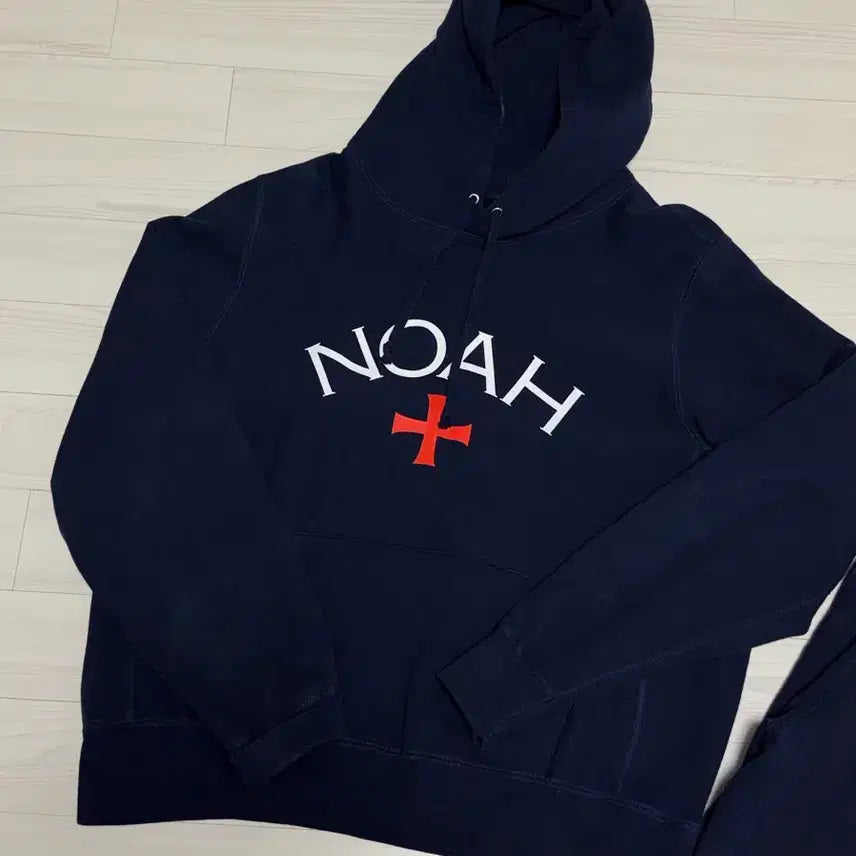 [BUNJANG] NOAH Core Logo Hoodie Navy XL / NOAH 노아 코어 로고 후디 네이비 XL