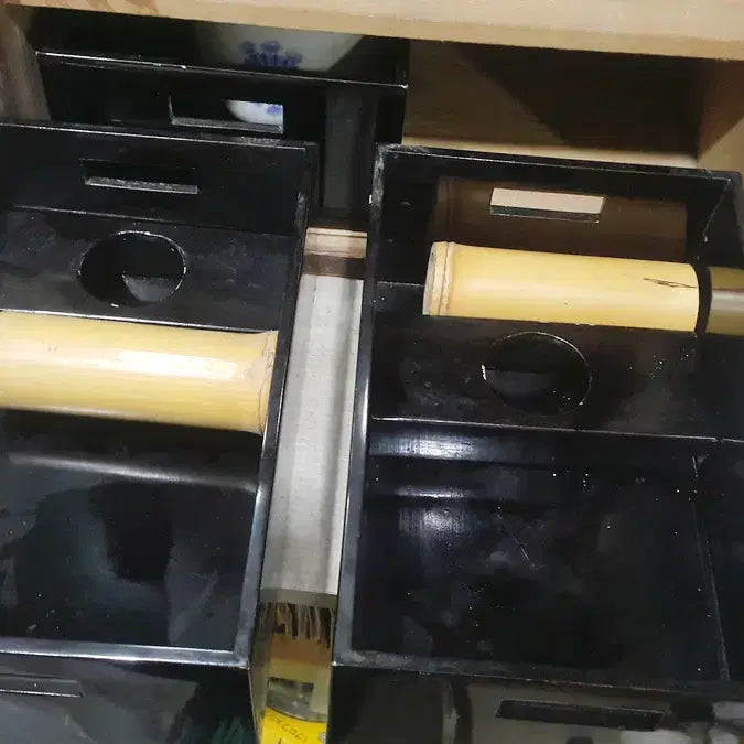 [BUNJANG] 1900s Japanese Antique Incense Burner Set with Wooden Box / 1900 일본 골동품 향로 일체/화물만~~
