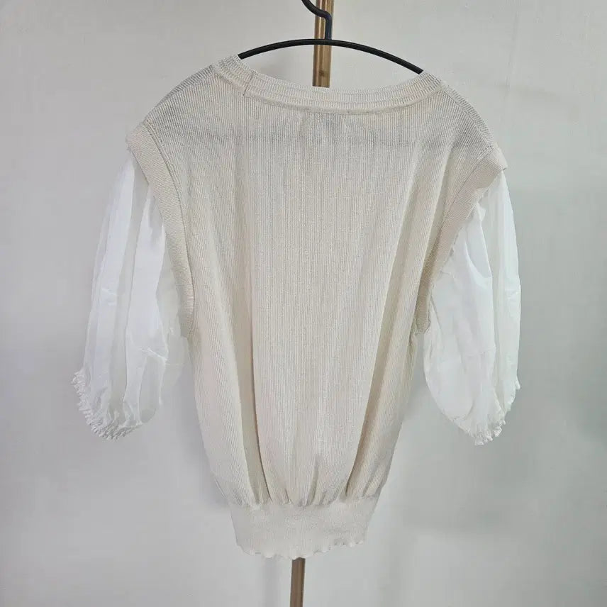 [BUNJANG] OBZEE Knit Block Top / 2021 오브제 니트 블록 탑