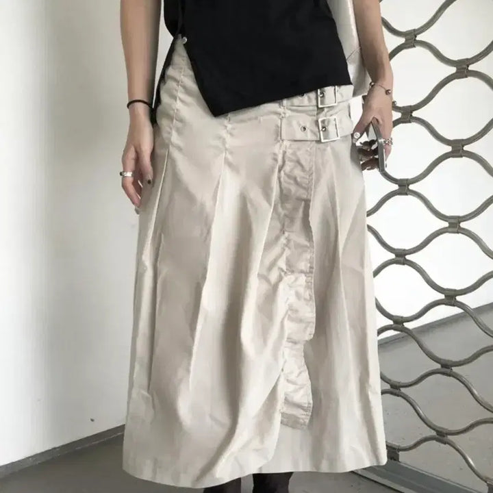 [BUNJANG] Wrap Skirt / 랩스커트