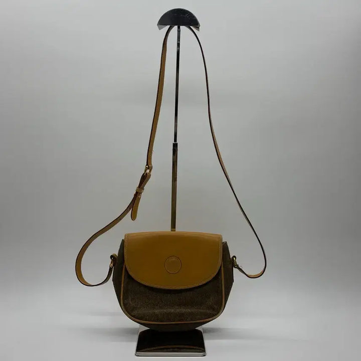 [BUNJANG] Gucci Vintage Leather Crossbody Shoulder Bag Brown / 267001500 구찌 빈티지 레더 크로스바디 숄더백 브라운