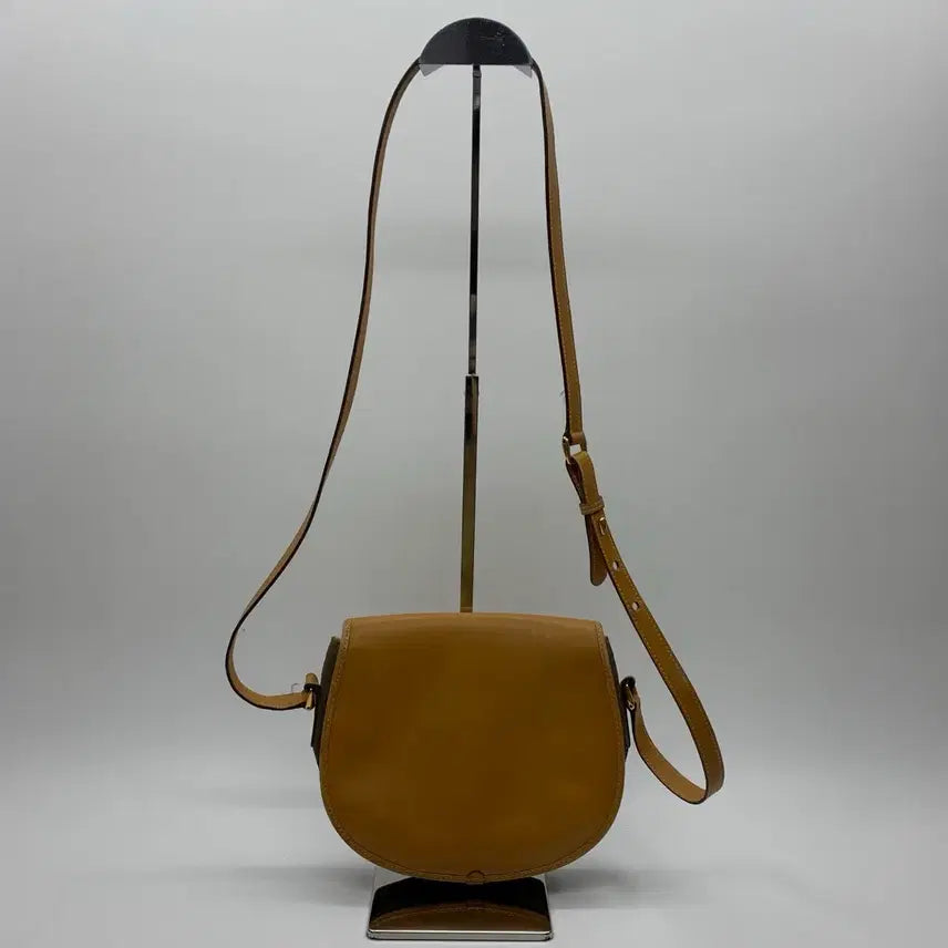 [BUNJANG] Gucci Vintage Leather Crossbody Shoulder Bag Brown / 267001500 구찌 빈티지 레더 크로스바디 숄더백 브라운