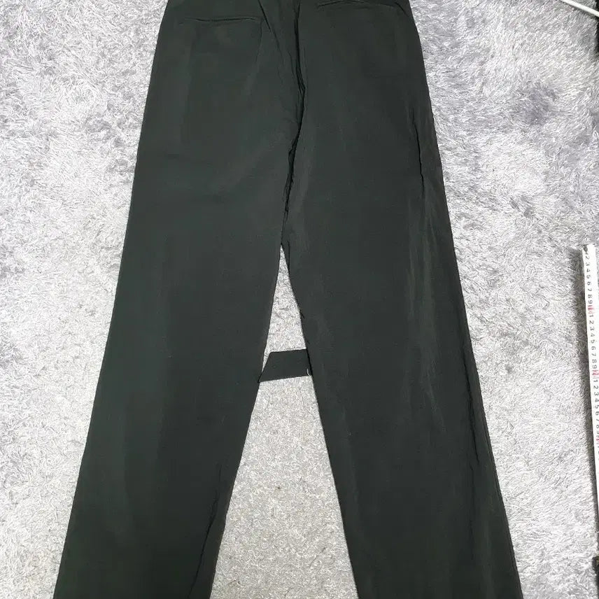 [BUNJANG] STU Belted Wide Pants - Black (Size S) / stu 바지 벨티드 와이드 팬츠 블랙 s