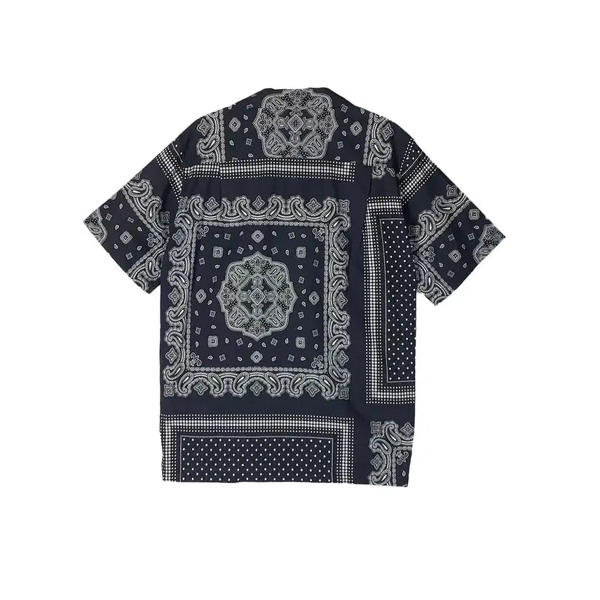 [BUNJANG] Vivastudio Bandana Short Sleeve Shirt (L) / 1242. 비바스튜디오 반다나 반팔셔츠 (L)