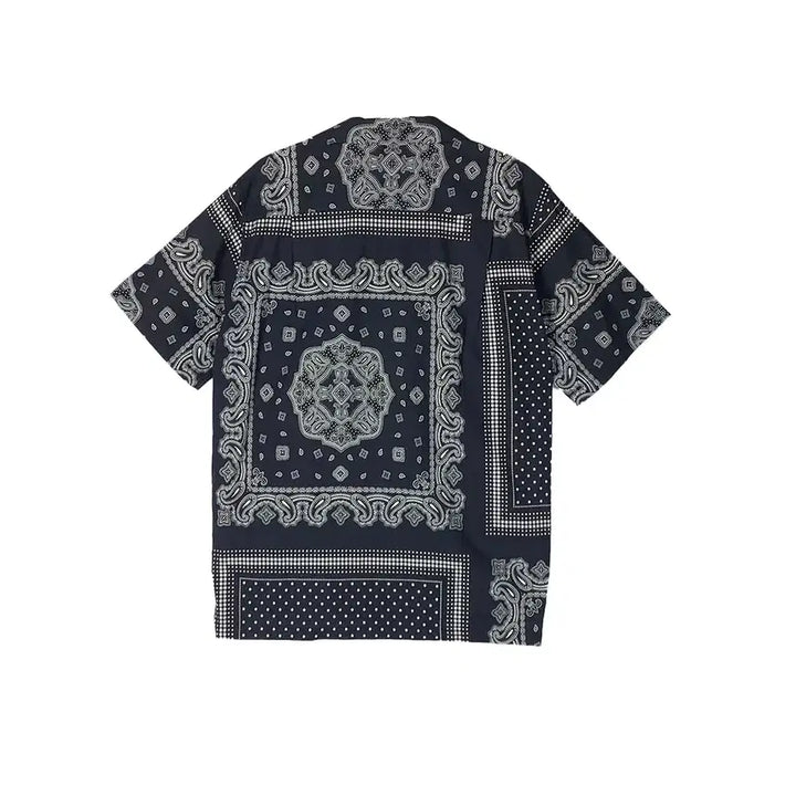 [BUNJANG] Vivastudio Bandana Short Sleeve Shirt (L) / 1242. 비바스튜디오 반다나 반팔셔츠 (L)