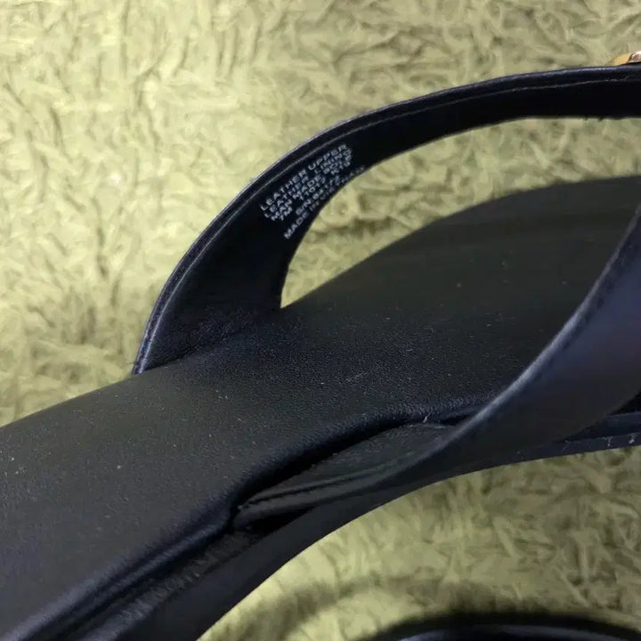 [BUNJANG] Tory Burch Black Leather Flip-Flop Sandals / 토리버치 블랙 레더 쪼리 샌들