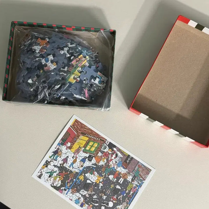 [BUNJANG] Starbucks Wally Seoul Puzzle 150 Pieces / (새상품) 스타벅스 월리 서울 퍼즐 150피스